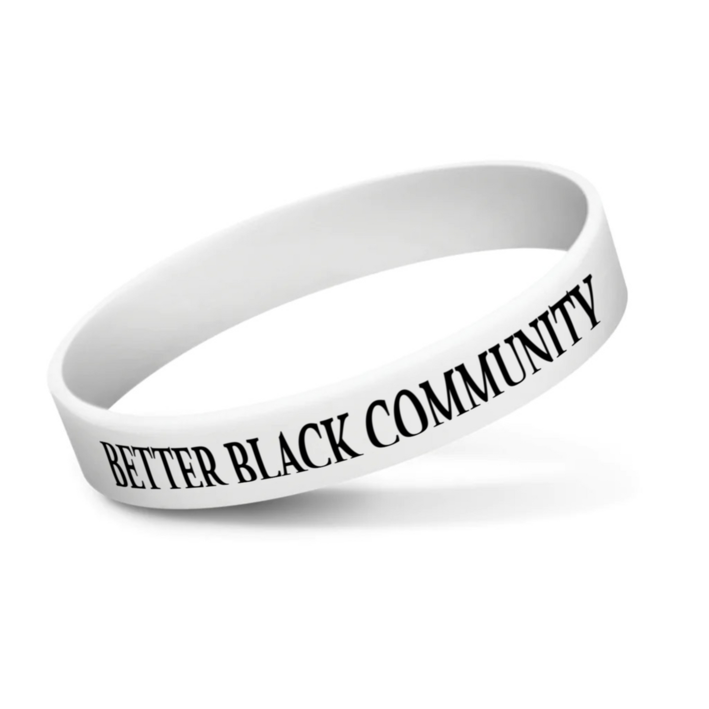 White BBC Wristband
