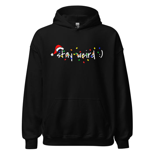 Christmas Lights "Stay Werid" Hoodie